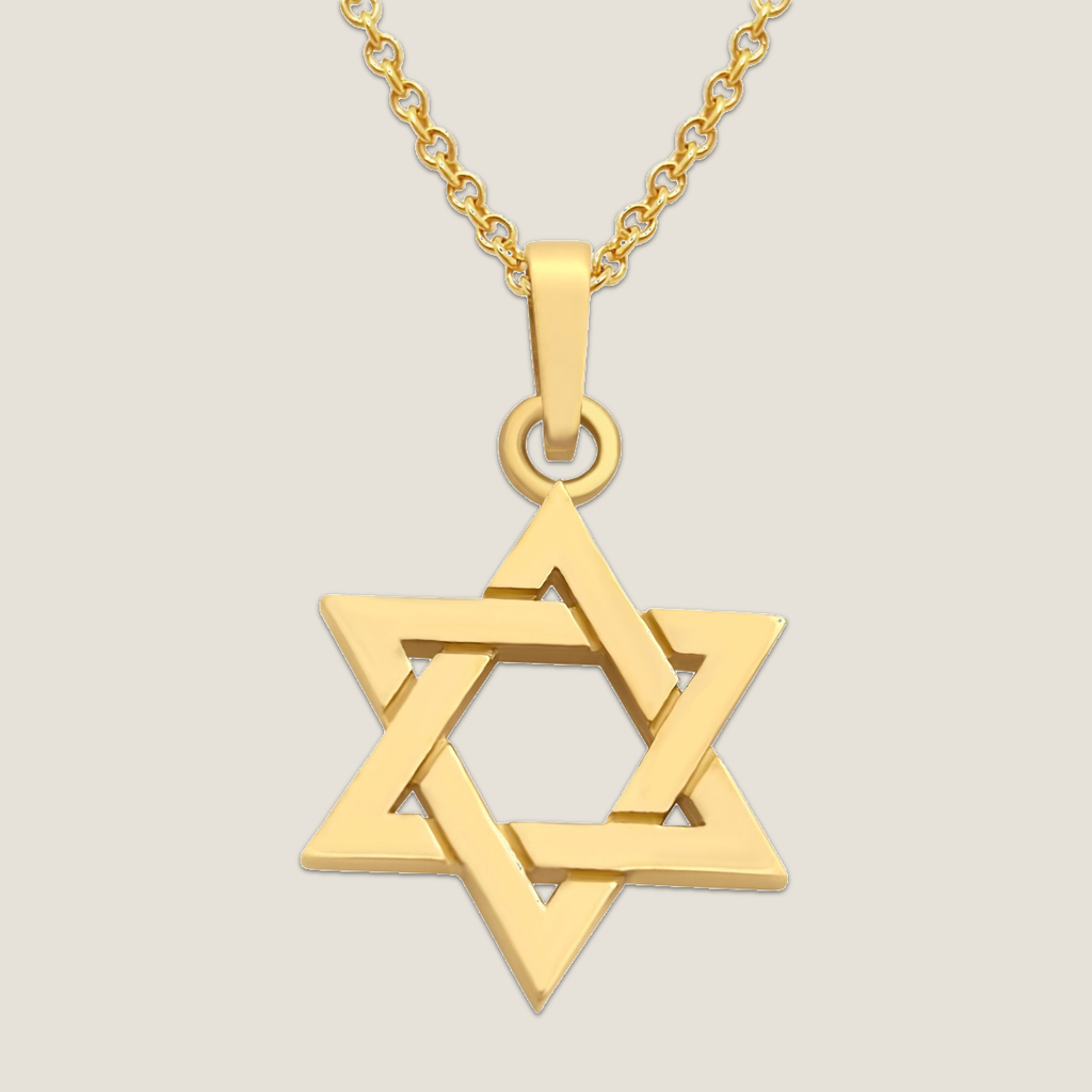 Star Of David - Magen David 14 K Gold Necklace | Rafael Jewelry