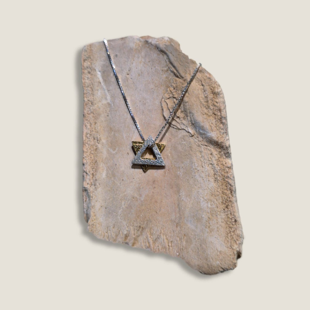 Star of David Necklace - Gold and Silver | Yvel