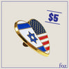 'Friends of Zion' Connection Pin | Heart