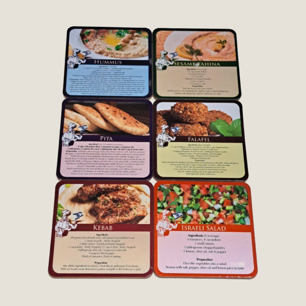 Israeli Recipes Coasters