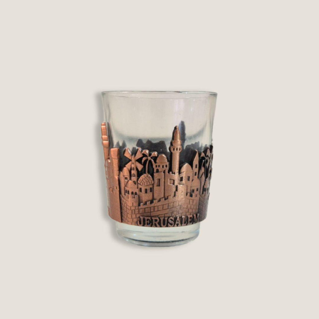 Shot Glass - Jerusalem Skyline | Bronze