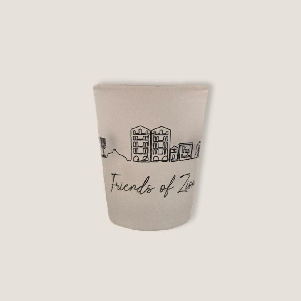 Shot Glass - 'FOZ' illustration