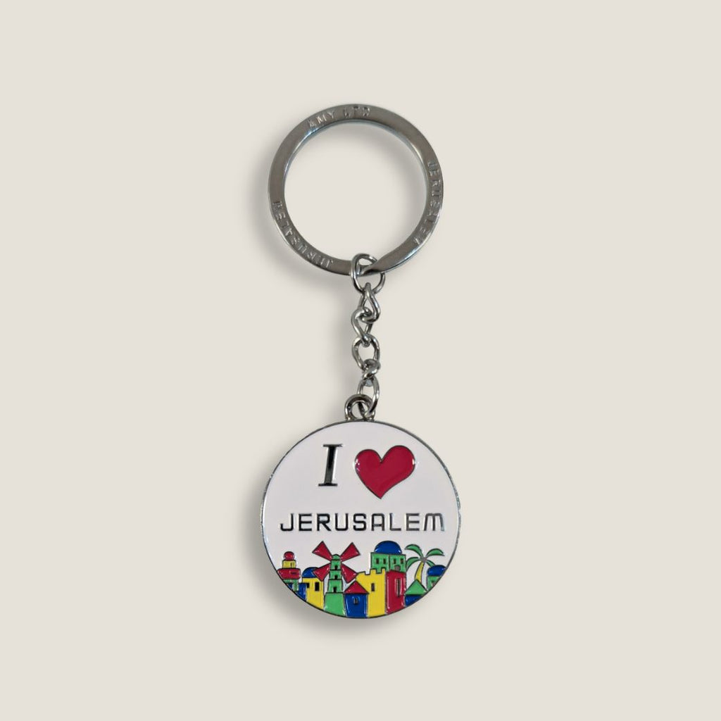 I LOVE JERUSALEM Keychain