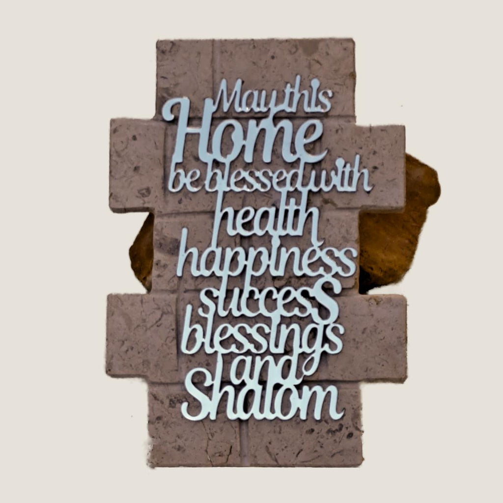 Wall-hanging Decoration | The blessing of the house | Silver