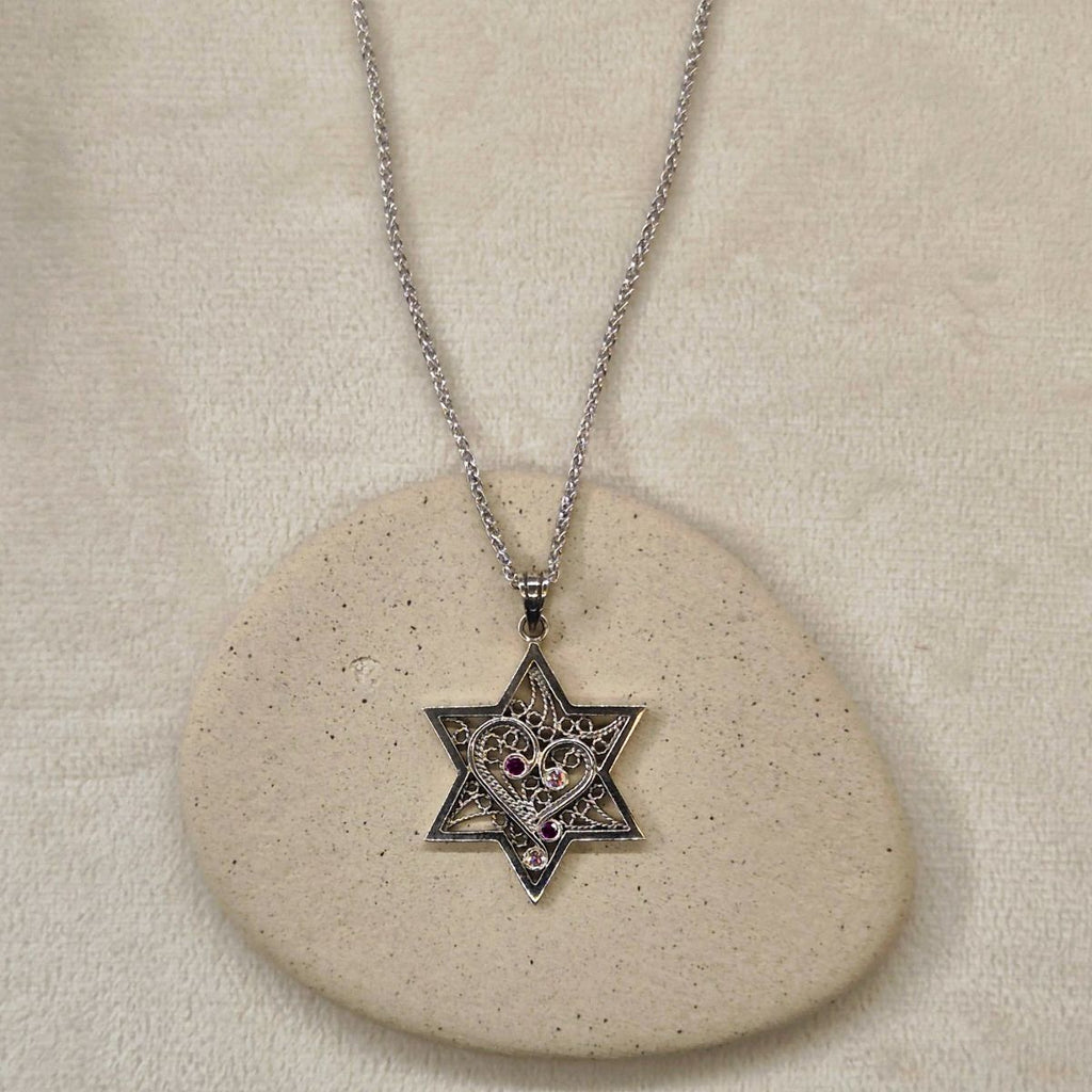 Star Of David Necklace | Silver