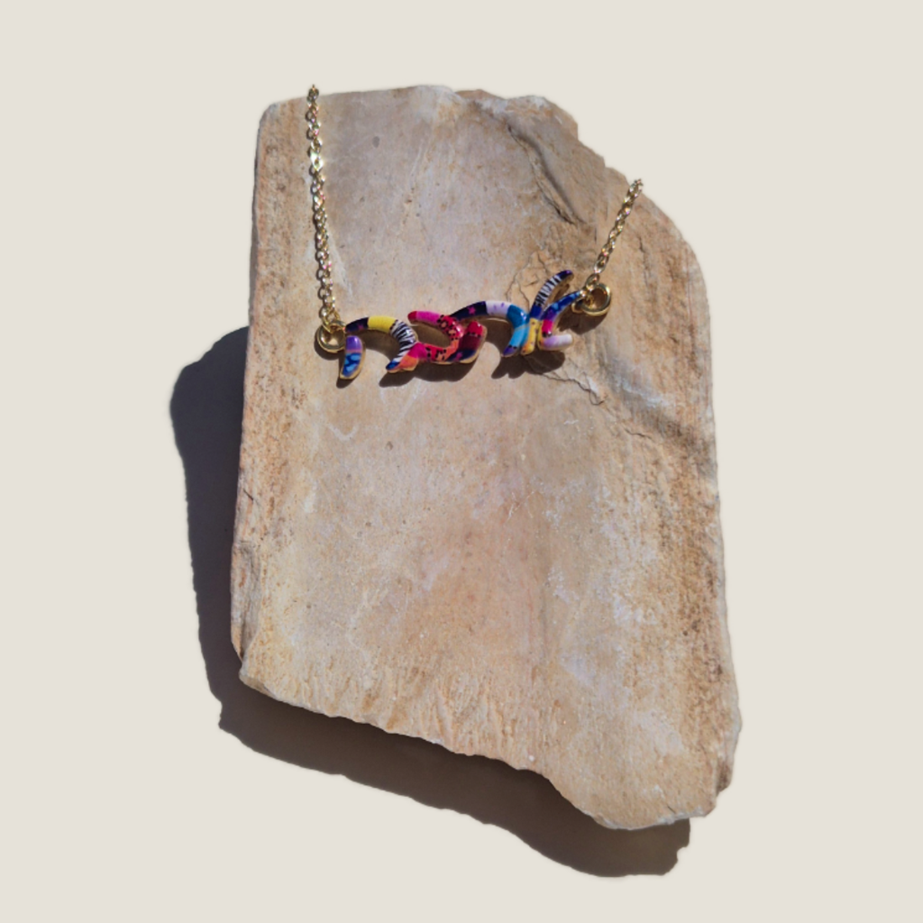 Ahava 'Love' Necklace - Colorful | By Hadarya