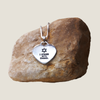 'I Stand With Israel' Necklace | Silver