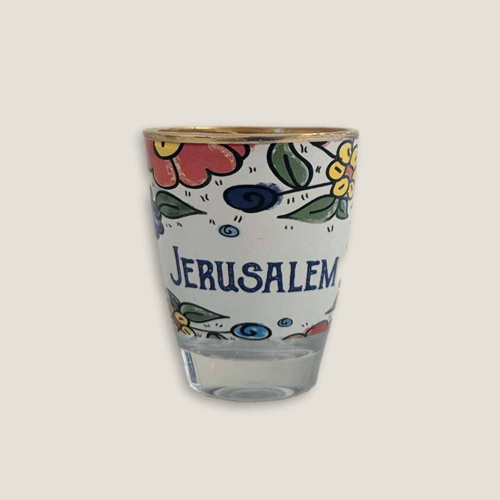 Shot Glass - Jerusalem | White