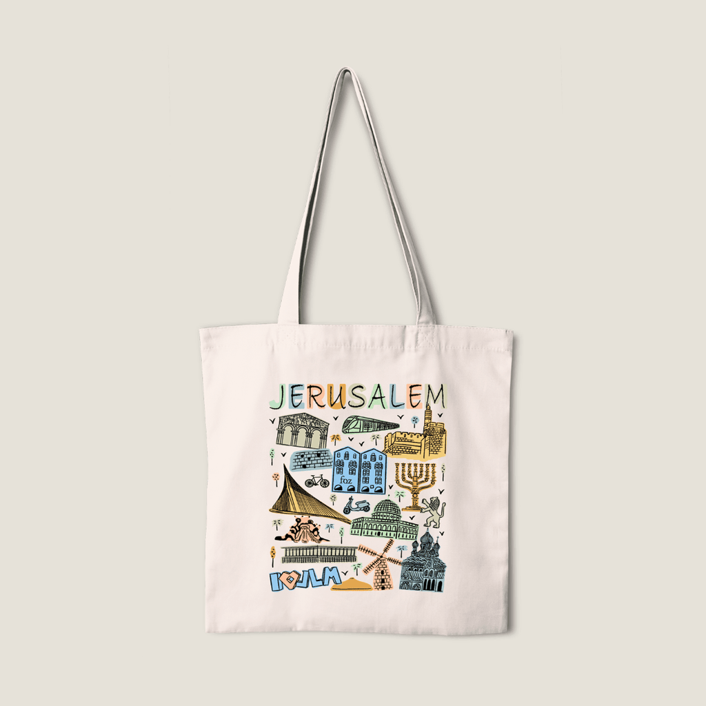 best tote bag for travel to israel Jerusalem' Tote Bag – fozmuseum