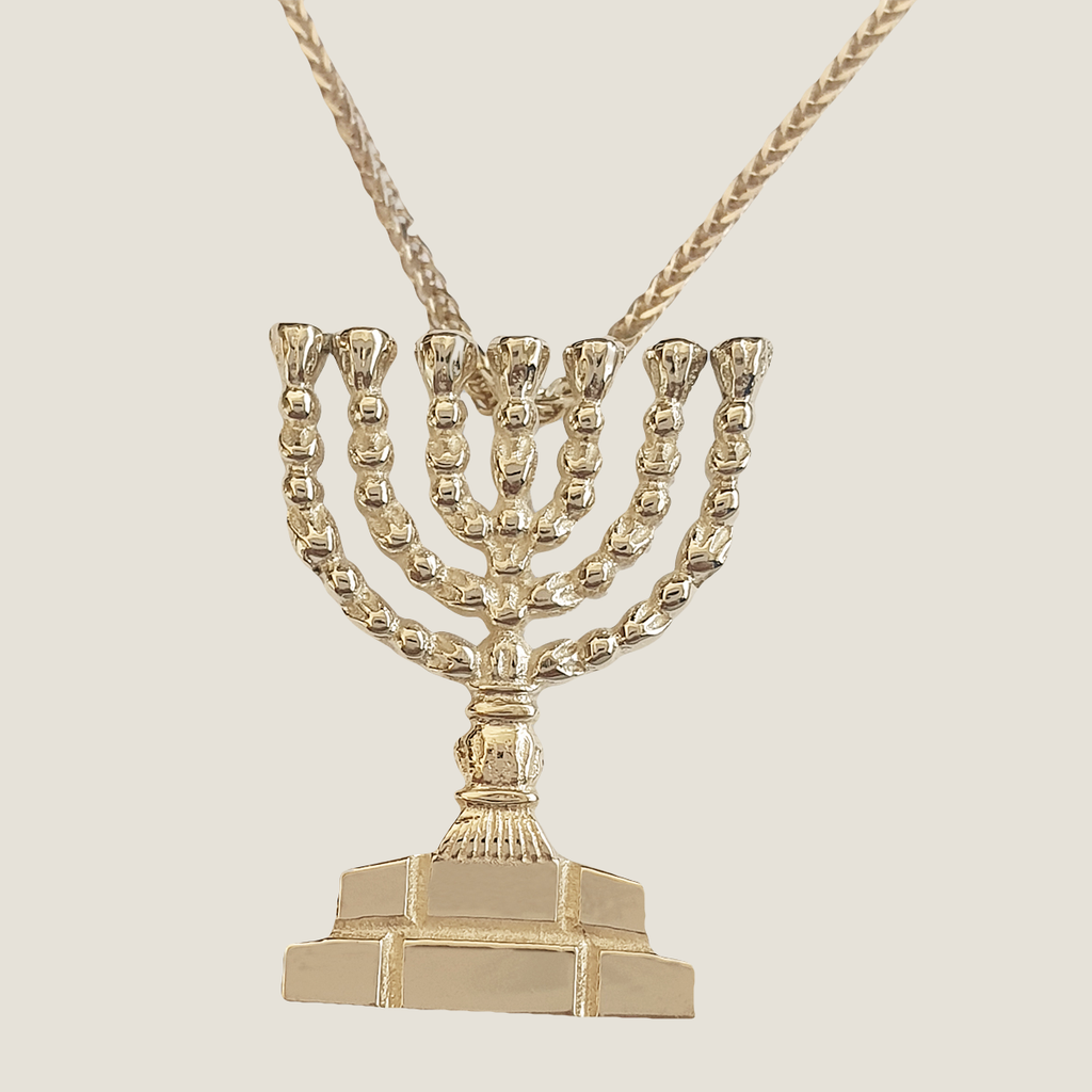 Menorah Necklace - 14 K Gold | Rafael Jewelry