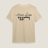 'Hineni' 'Here am i' T-Shirt | Off White (Spanish)