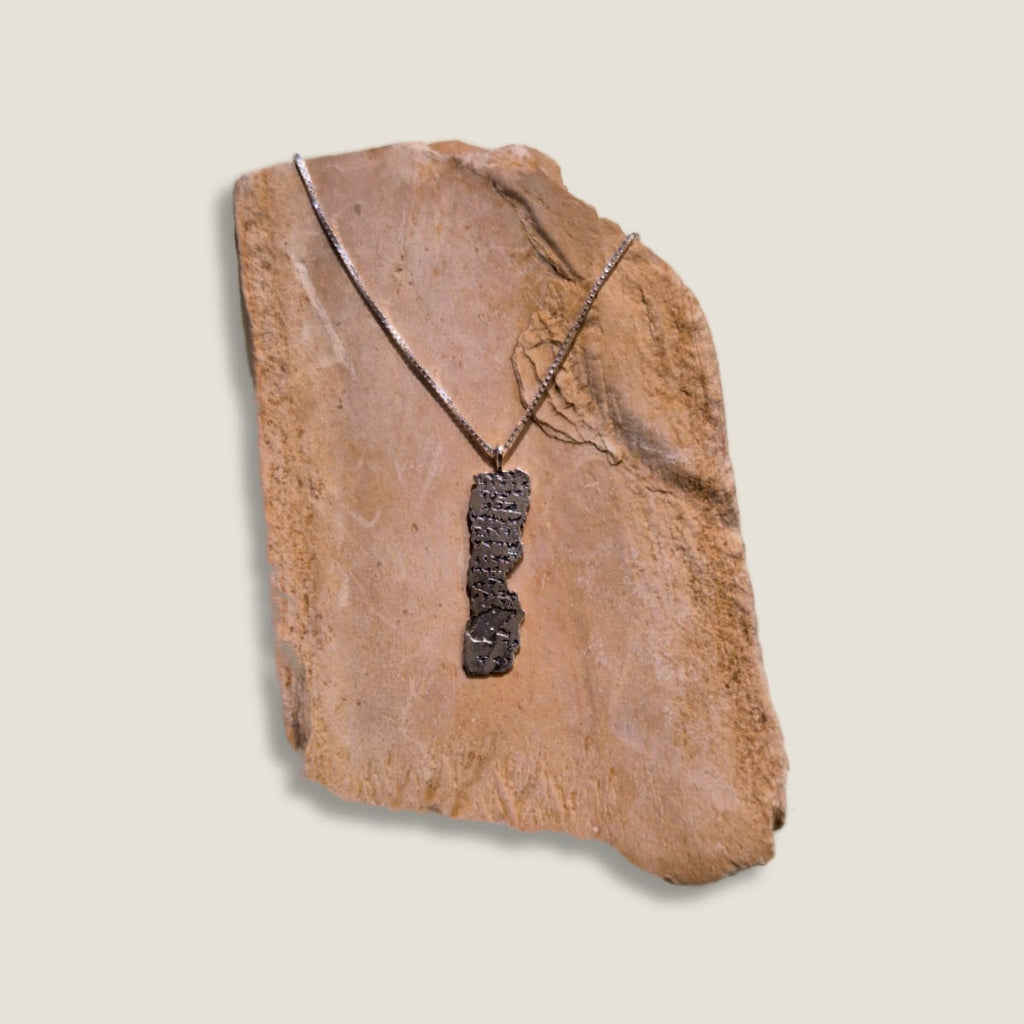 Old Scriptures Necklace - Silver | Yvel