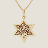 Magen David Filigree Necklace - 14 K Gold | Rafael Jewelry