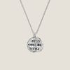 'Lehiot Am Hofshi Beartzeinu' - 'To be a free people in our country' Sterling Silver Necklace | By Liza Shtromberg