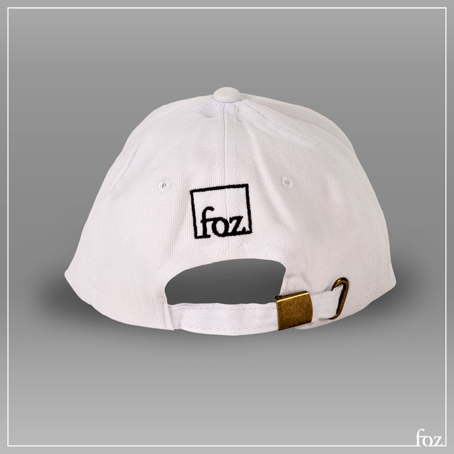 'Friends of Zion' Baseball Cap White And Black fozmuseum